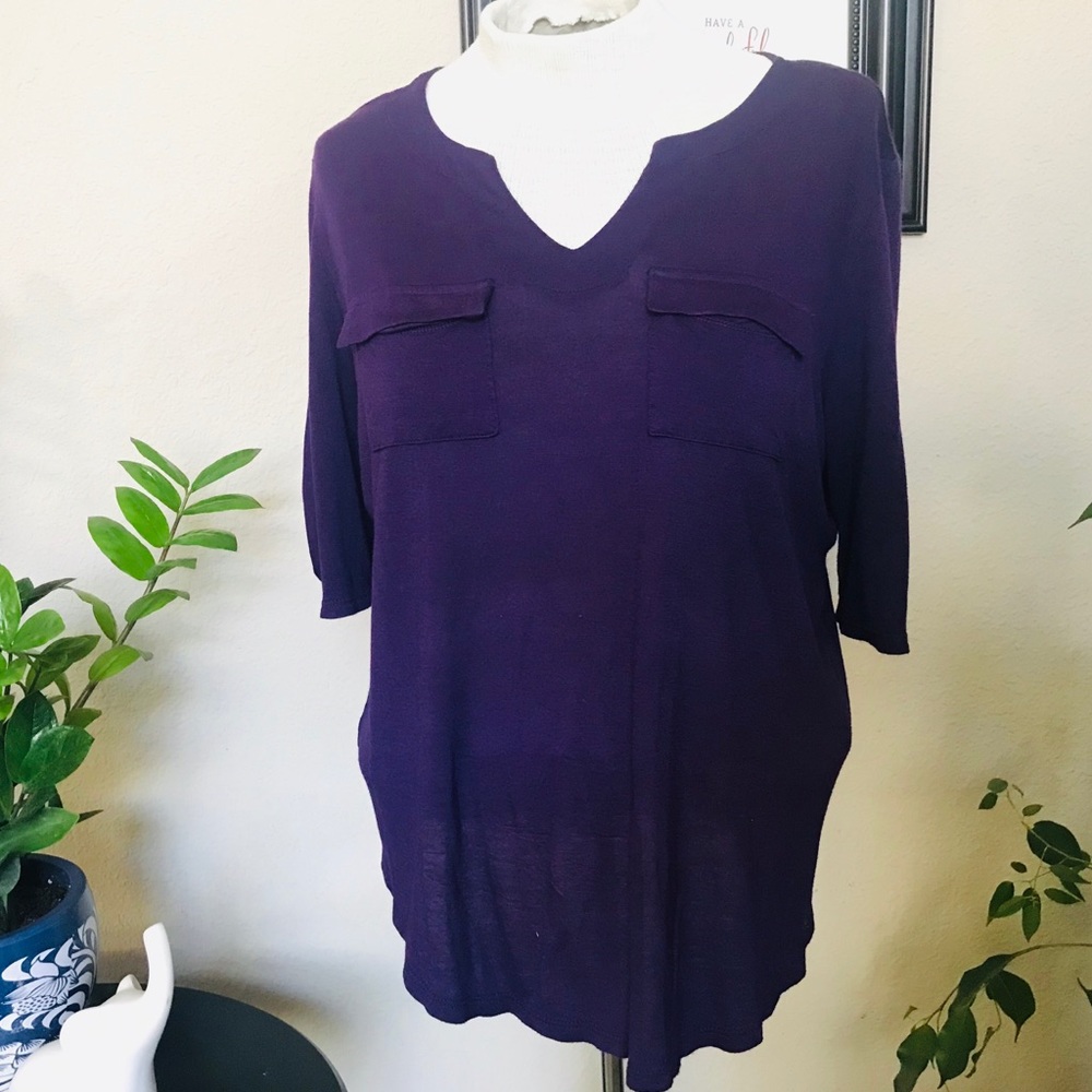 Faith and Joy brand Women’s purple top size XL